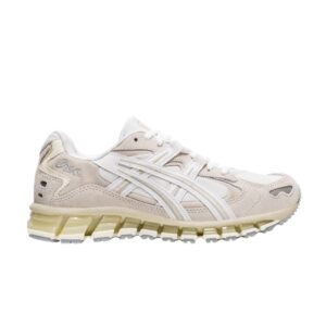 Baskets Wmns Asics Gel Kayano 5 360 Blanc Crème Noir 1022A140 104