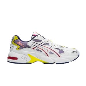 Baskets Wmns Asics Gel Kayano 5 OG Blanc Violet Mat 1022A142 100