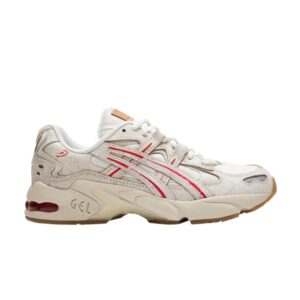 Baskets Wmns Asics Gel Kayano 5 OG Blanc Rouge Gomme Noir 1022A292 100