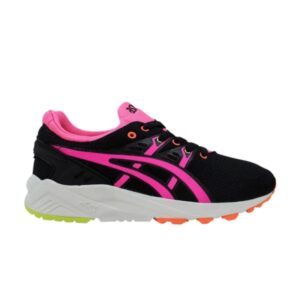 Baskets Wmns Asics Gel Kayano Trainer Evo Noir Rose H57BQ 9035