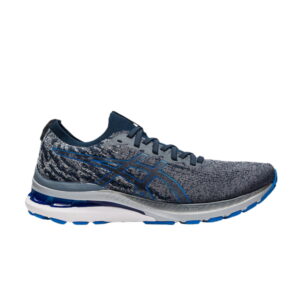Baskets Asics Gel Kayano MK Carrier Gris Bleu Électrique Blanc 1011B278 020