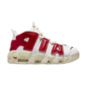 Nike Air More Uptempo Blanc Rouge Voile FN3497 100