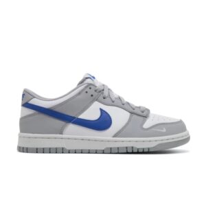 Nike Dunk Low GS Gris Loup Royal Gris Loup/Game Royal/Blanc FN3878 001