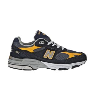 Baskets New Balance 993 Made in USA Marine Jaune MR993NAV