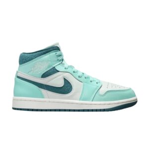 Femme Air Jordan 1 Mid SE Bleached Turquoise DZ3745 300
