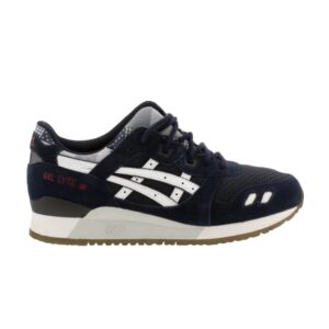 Baskets Wmns Asics Gel Lyte 3 Marine Blanc H587L 5001