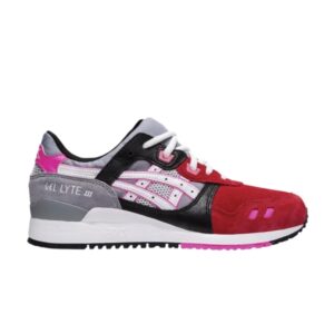 Baskets Wmns Asics Gel Lyte 3 Speed Rouge Blanc 1192A140 600