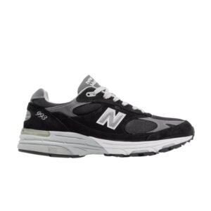 Baskets Wmns New Balance 993 Made In USA 2A Wide Noir Gris WR993BK 2A