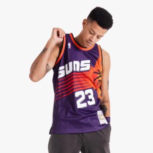 Maillot de basket-ball 1992-93 Phoenix Suns Cedric Ceballos # 23 Swingman Hardwood Classics Maillot violet 694420