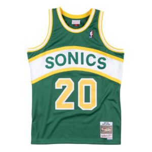 Maillot de basket-ball 1994-95 Seattle Supersonics Gary Payton #20 Swingman Hardwood Classics Maillot vert 695206