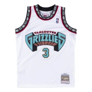 Maillot de basket-ball 1998-99 Vancouver Grizzlies Shareef Abdur-Rahim # 3 Swingman Hardwood Classics Maillot blanc 695405