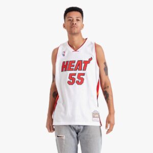 Maillot de basket-ball 2005-06 Miami Heat Jason Williams #55 Swingman Hardwood Classic White Jersey 693629