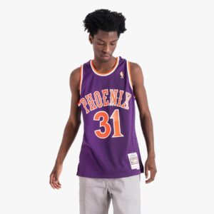 Maillot de basket-ball 2005-06 Phoenix Suns Shawn Marion # 31 Swingman Hardwood Classics Maillot violet 694487