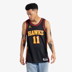 Maillot de basket-ball 2022-23 Atlanta Hawks Trae Young #11 Swingman Statement Edition Maillot noir 691454
