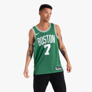 Maillot de basket-ball 2023-24 Boston Celtics Jaylen Brown #7 Swingman Icon Edition Maillot vert 695790