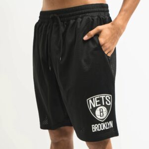 NBA Essentials Brooklyn Nets Team Logo NBA Mesh Short Blanc 688257