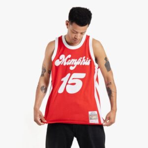 Memphis Grizzlies Vince Carter # 15 Swingman Hardwood Classic Maillot de basket-ball rouge 693909
