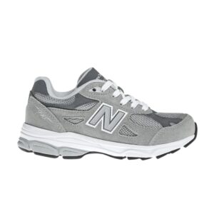 Baskets New Balance 990v3 Big Kid Gris Blanc KJ990GRP