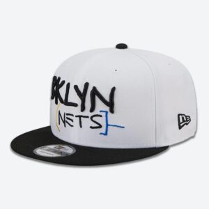Casquette Snapback NBA New Era Brooklyn Nets 9FIFTY 2023 City Edition Blanc 688873