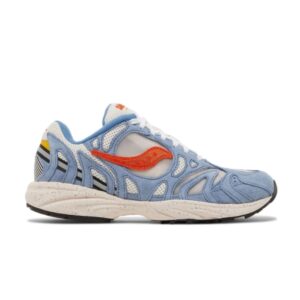 Saucony Grid Azura 2000 Bleu Orange Baskets Vert S70491 10