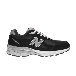 Baskets Wmns New Balance 990v3 Made In USA Noir Blanc Vert W990BK3