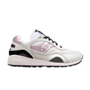 Baskets Wmns Saucony Shadow 6000 Blanc Rose Marron S60692 1