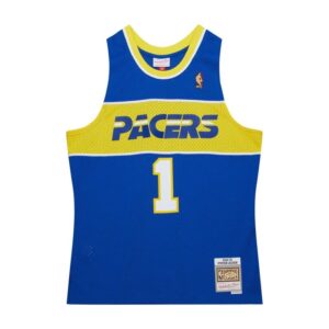 Maillot de basket-ball 2004-05 Indiana Pacers Stephen Jackson # 1 Swingman Hardwood Classics Maillot bleu 696401
