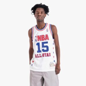 Maillot de basket-ball 2003 All Star Game Vince Carter #15 Swingman Hardwood Classics maillot blanc 696026