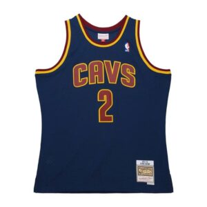 Maillot de basket-ball 2011-12 Cleveland Cavaliers Kyrie Irving # 2 Swingman Hardwood Classics Navy Jersey 695954