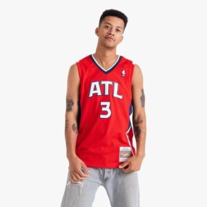 Maillot de basket-ball 2013-14 Atlanta Hawks Lou Williams # 3 Swingman Hardwood Classics Maillot rouge 696182