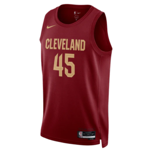 Maillot de basket-ball 2023-24 Cleveland Cavaliers Donovan Mitchell #45 Icon Edition Maillot rouge 699532