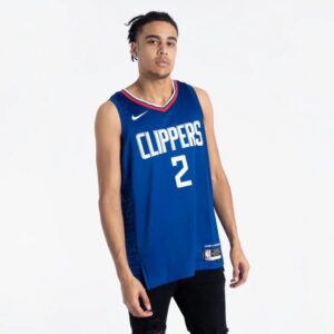 Maillot de basket-ball 2023-24 Los Angeles Clippers Kawhi Leonard #2 Swingman Icon Edition Maillot bleu 696586