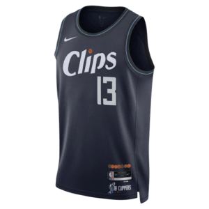 Maillot de basket 2023-24 Los Angeles Clippers Paul George #13 Swingman City Edition Maillot Marine 697191