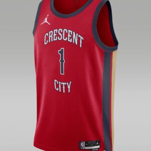 Maillot de basket-ball 2023-24 New Orleans Pelicans Zion Williamson #1 Swingman Statement Edition University Red Jersey 695730