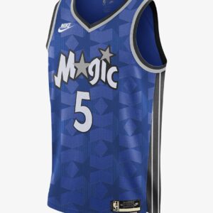Maillot de basket-ball 2023-24 Orlando Magic Paolo Banchero #5 Swingman Hardwood Classics Royal Jersey 695664