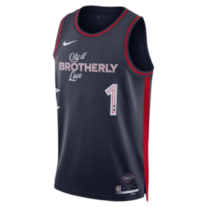 Maillot de basket-ball 2023-24 Philadelphia 76ers James Harden #1 Swingman City Edition Navy Jersey 697211