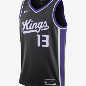 Maillot de basket-ball 2023-24 Sacramento Kings Keegan Murray #13 Swingman Icon Edition Maillot noir 695686