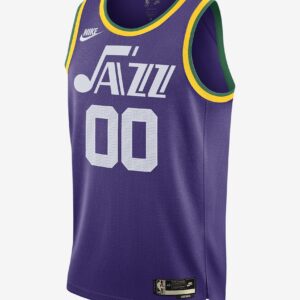 Maillot de basket-ball 2023-24 Utah Jazz Jordan Clarkson #00 Swingman Hardwood Classics Maillot violet 695653