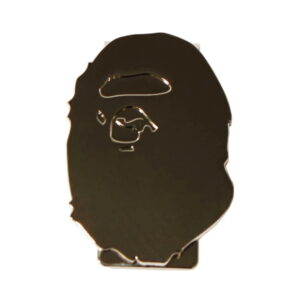 Pince à billets tête de singe BAPE argent argent 699360