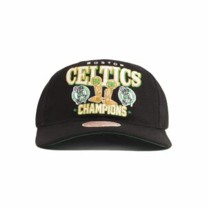 Mitchell & Ness Boston Celtics Champs Trophy Deadstock NBA Snapback Chapeau Noir 697344