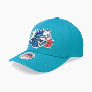 Casquette Snapback NBA Mitchell & Ness Charlotte Hornets Team Ground 2.0 Turquoise 697552