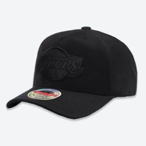 Mitchell & Ness Los Angeles Lakers All-Black Classic Stretch NBA Snapback Chapeau Noir 698403