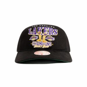 Casquette de baseball Mitchell & Ness Los Angeles Lakers Champs Trophy Deadstock NBA Snapback Hat noir 698414