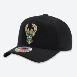 Mitchell & Ness Milwaukee Bucks Classic Stretch NBA Snapback Chapeau Noir 698521