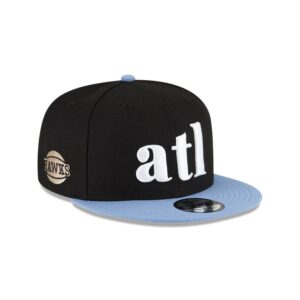 New Era Atlanta Hawks 9FIFTY 2024 City Edition NBA Snapback Casquette Noir 697284