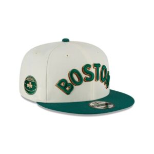 New Era Boston Celtics 9FIFTY 2024 City Edition NBA Snapback Casquette Blanc 697443