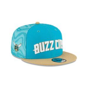 New Era Charlotte Hornets 9FIFTY 2024 City Edition NBA Snapback Casquette Turquoise 697534