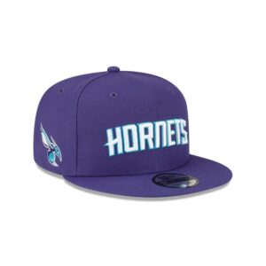 New Era Charlotte Hornets 9FIFTY 2024 Statement Edition NBA Snapback Casquette Violet 697511