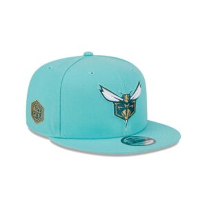 New Era Charlotte Hornets 9FIFTY Alternate 2024 City Edition NBA Snapback Casquette Turquoise 697516