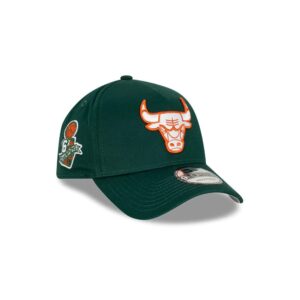 New Era Chicago Bulls 9FORTY A-Frame Cuivre Vert NBA Snapback Chapeau Vert 697670